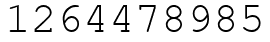 Число 1264478985.