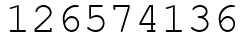 Число 126574136.
