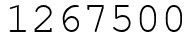 Число 1267500.