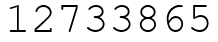 Число 12733865.