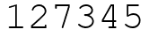 Число 127345.