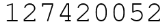 Число 127420052.