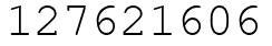 Число 127621606.