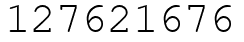 Число 127621676.