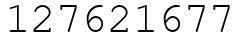 Число 127621677.