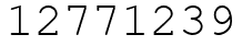 Число 12771239.