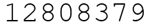 Число 12808379.