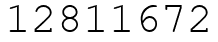 Число 12811672.