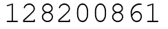 Число 128200861.