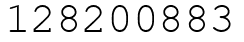 Число 128200883.