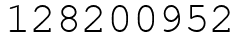 Число 128200952.