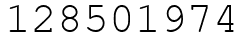 Число 128501974.
