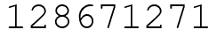 Число 128671271.