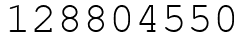 Число 128804550.