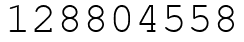 Число 128804558.