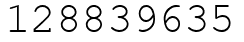 Число 128839635.