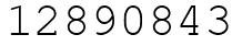 Число 12890843.