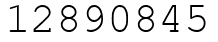 Число 12890845.