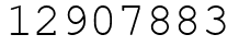 Число 12907883.