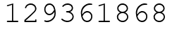 Число 129361868.