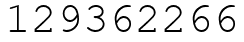 Число 129362266.