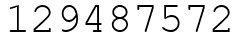 Число 129487572.