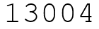 Число 13004.