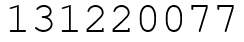 Число 131220077.