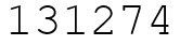 Число 131274.