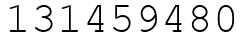 Число 131459480.