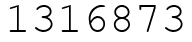 Число 1316873.