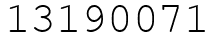 Число 13190071.