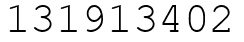 Число 131913402.