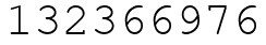 Число 132366976.