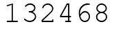 Число 132468.