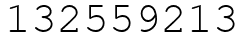 Число 132559213.