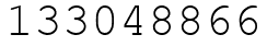 Число 133048866.