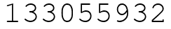 Число 133055932.