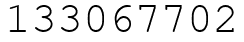 Число 133067702.