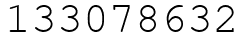 Число 133078632.