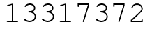 Число 13317372.
