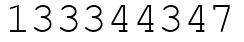 Число 133344347.