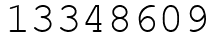 Число 13348609.