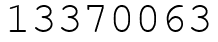 Число 13370063.
