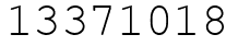 Число 13371018.