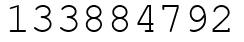 Число 133884792.