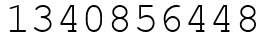 Число 1340856448.