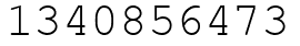 Число 1340856473.