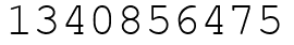 Число 1340856475.