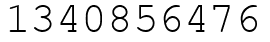 Число 1340856476.